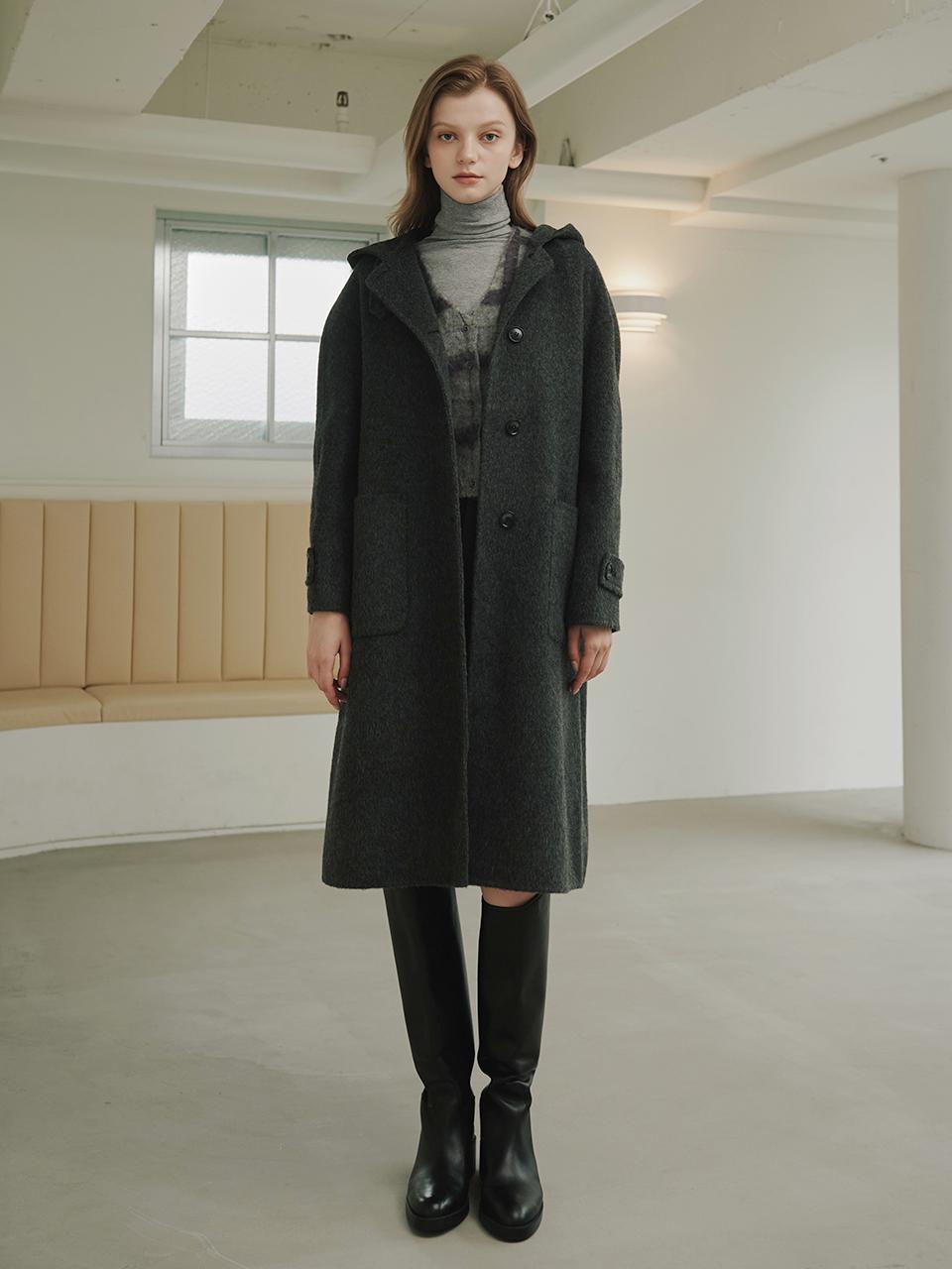 Camel Handmade Hooded Coat [Charcoal]_LMOCT05E2CH