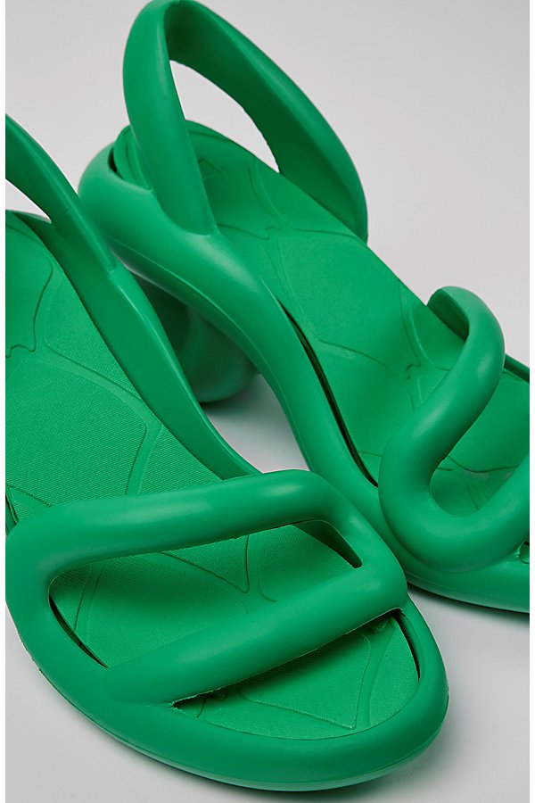 Camper Kobarah EVA Heeled Sandal in Dark Green, Women's at Urban Outfitters