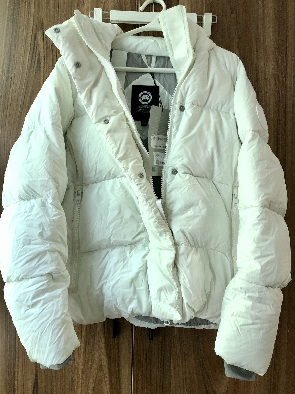 Canada Goose Junction Parka Pastel Down Jacket White, Women's (Size XL)