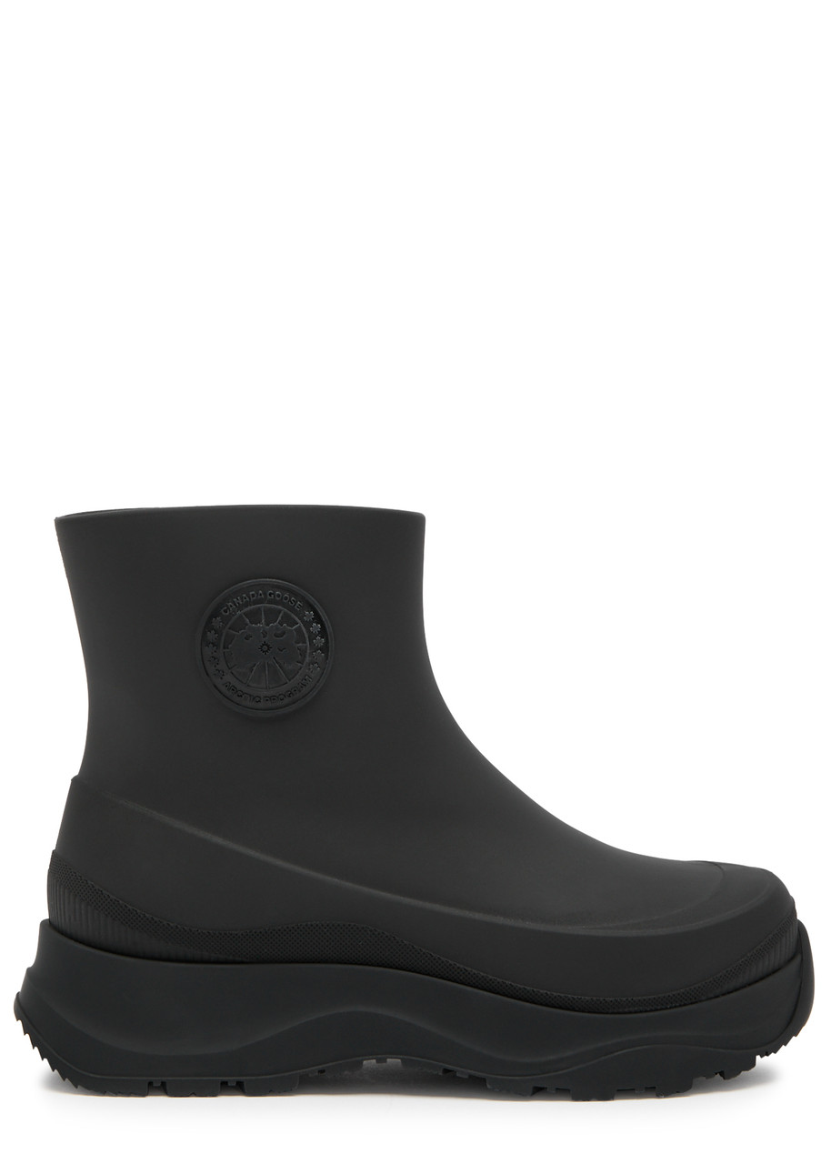 Canada Goose Vancouver Rubber Rain Boots - Black - 6 (IT39 / UK6)