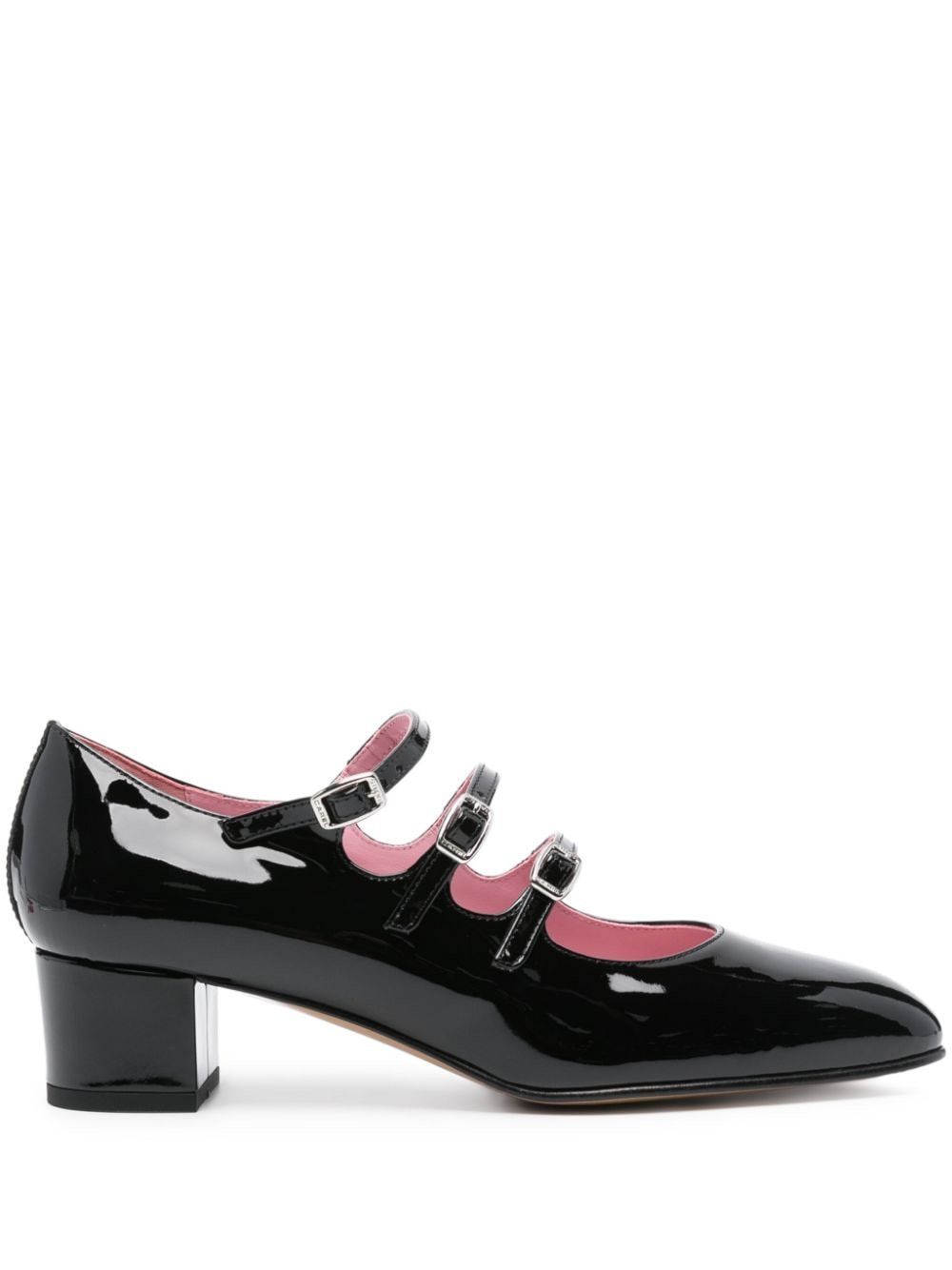 Carel Paris Kina Patent Leather Mary Janes Pumps Shoes in Mixed Colours, Women's (Size 6)