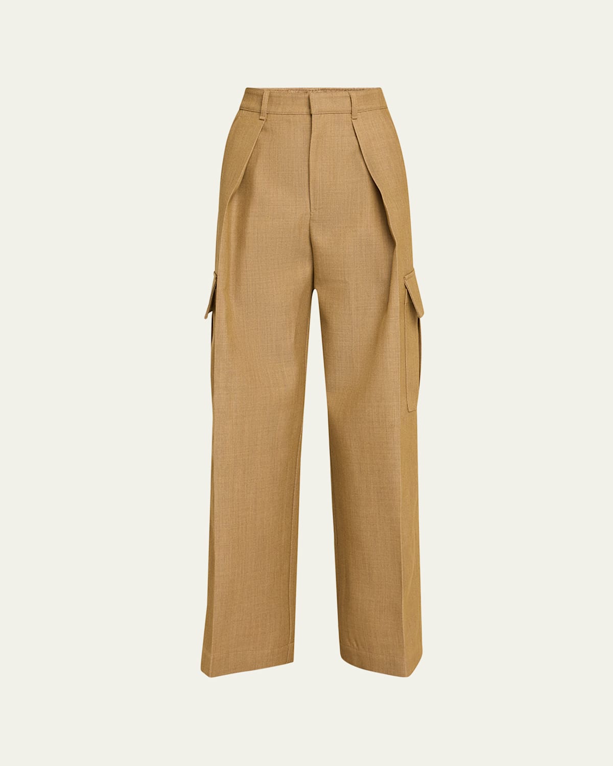 Cargo Wide-Leg Trousers