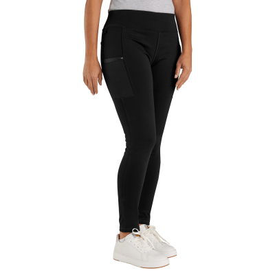 Carhartt Force Lightweight Utility Leggings for Ladies - Black - XS - Tall