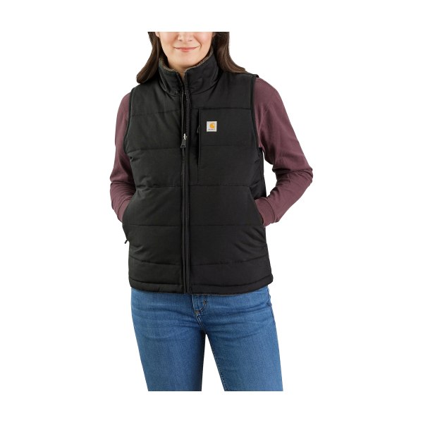 Carhartt Montana Relaxed Fit Insulated Utility Vest for Ladies - Black - XL