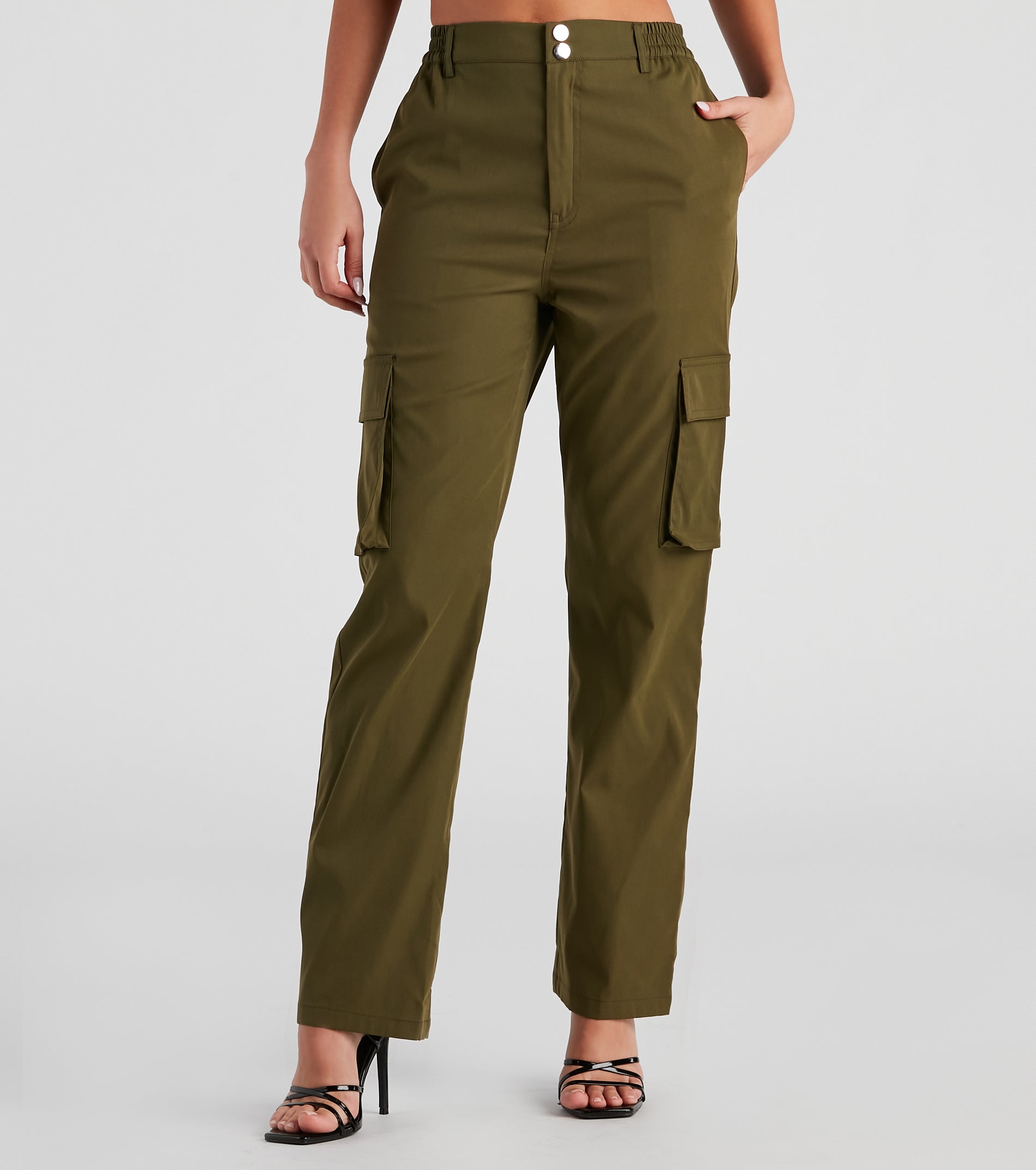 Casual Slay Wide-Leg Cargo Pants