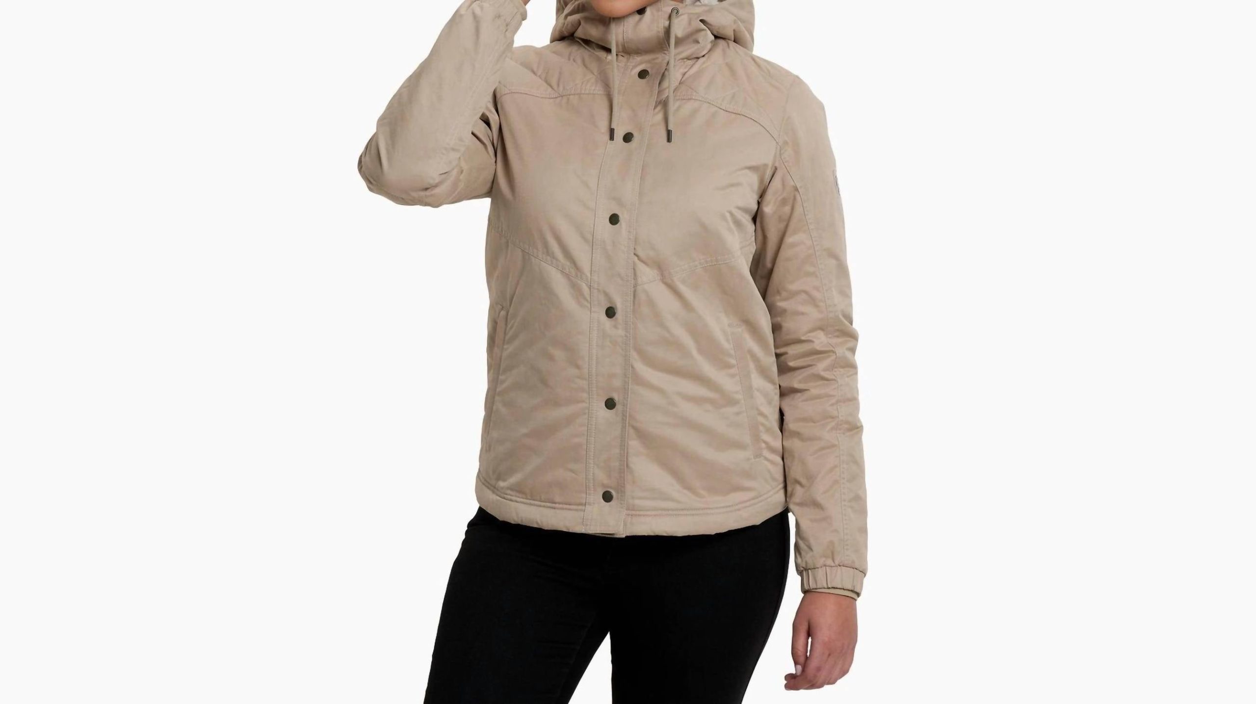 Celeste Lined Hoody Jacket In Silverstone