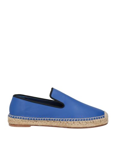 Celine Woman Espadrilles Blue Size 10 Leather