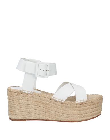 Celine Woman Espadrilles White Size 9 Leather