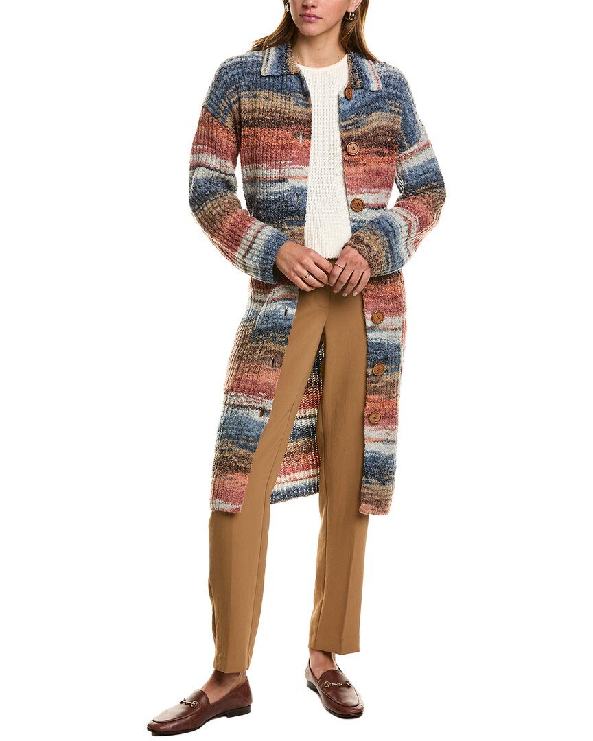 Central Park West Josie Wool-Blend Duster Coat