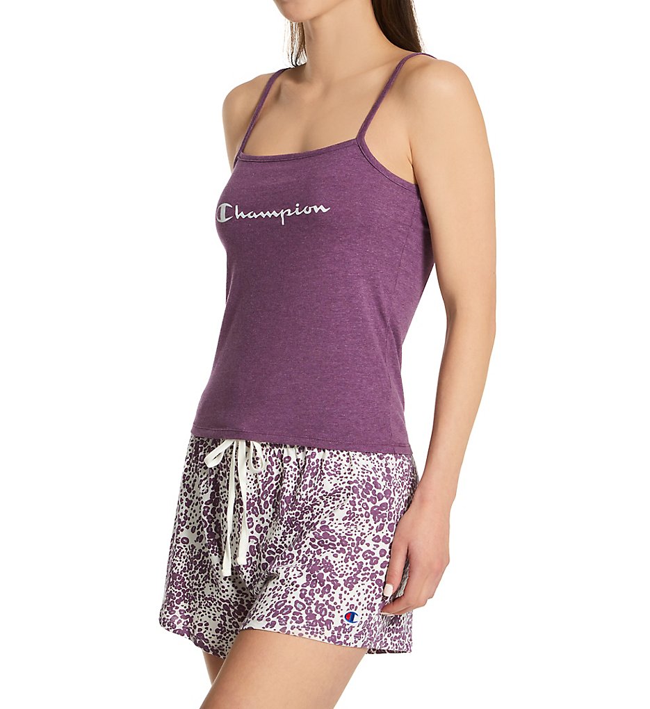 Champion Women's Sleep Camisole Set in Midnightasterhtr/Midni | Plus Size Large | HerRoom.com