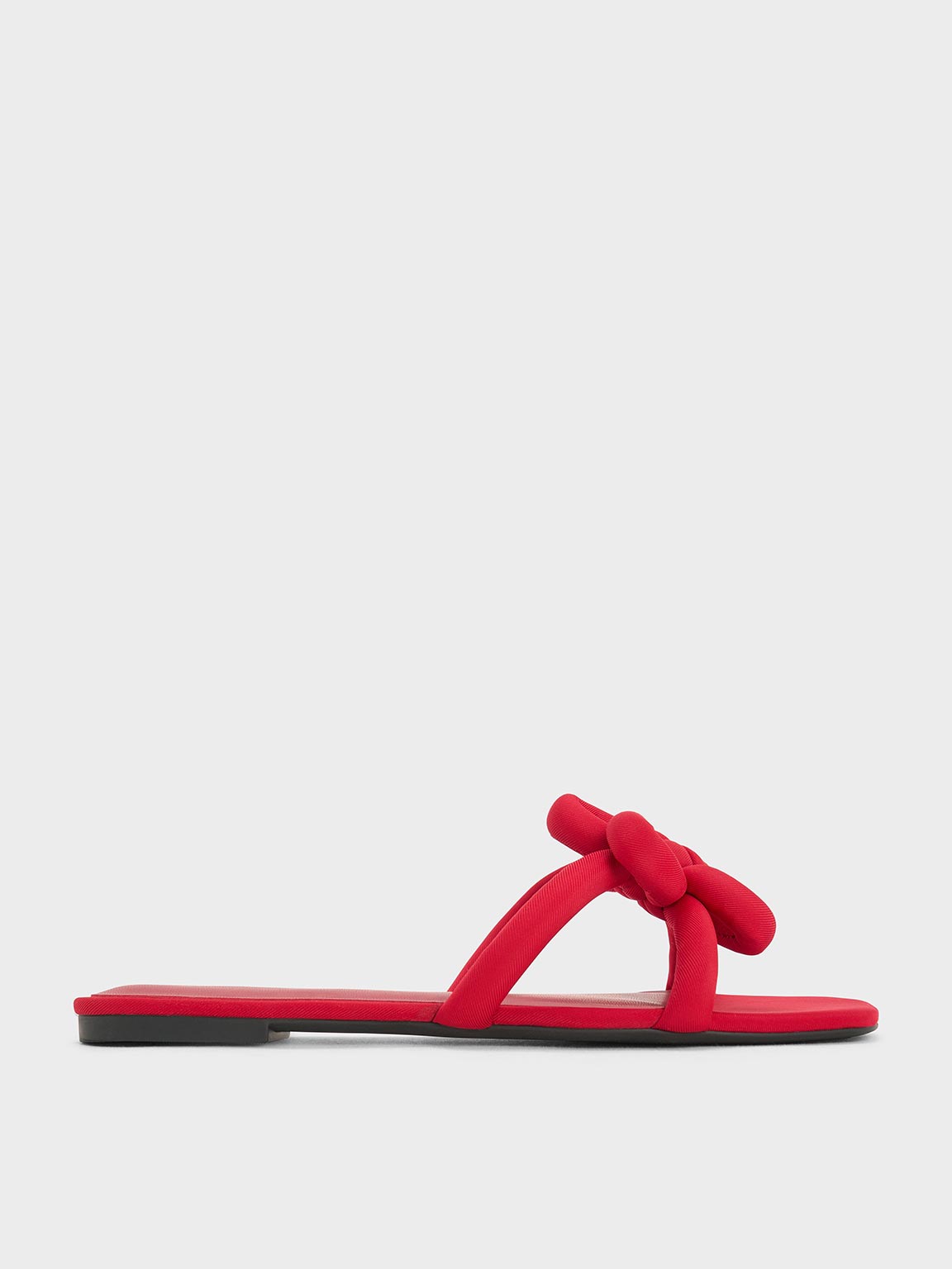 Charles & Keith - Clover-Knot Slide Sandals