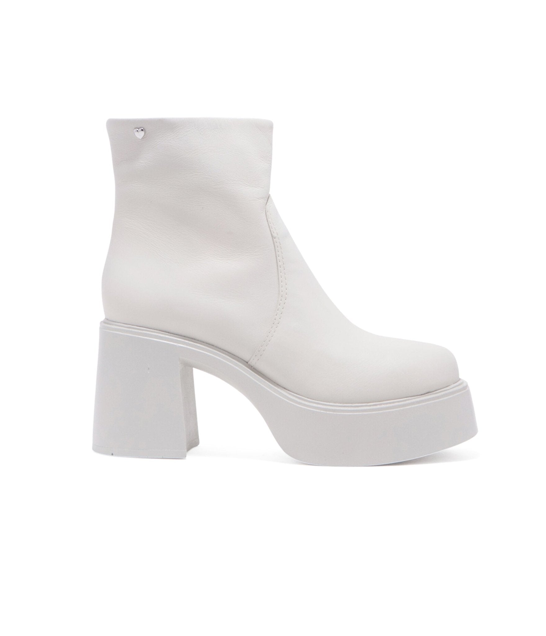 Chelsea Crew 1990S White Leather Platform Vanson Boots