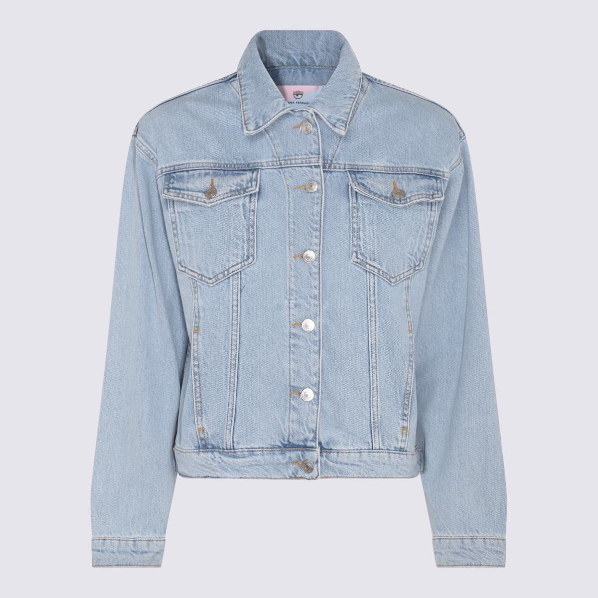 Chiara Ferragni Light Blue Denim Jacket