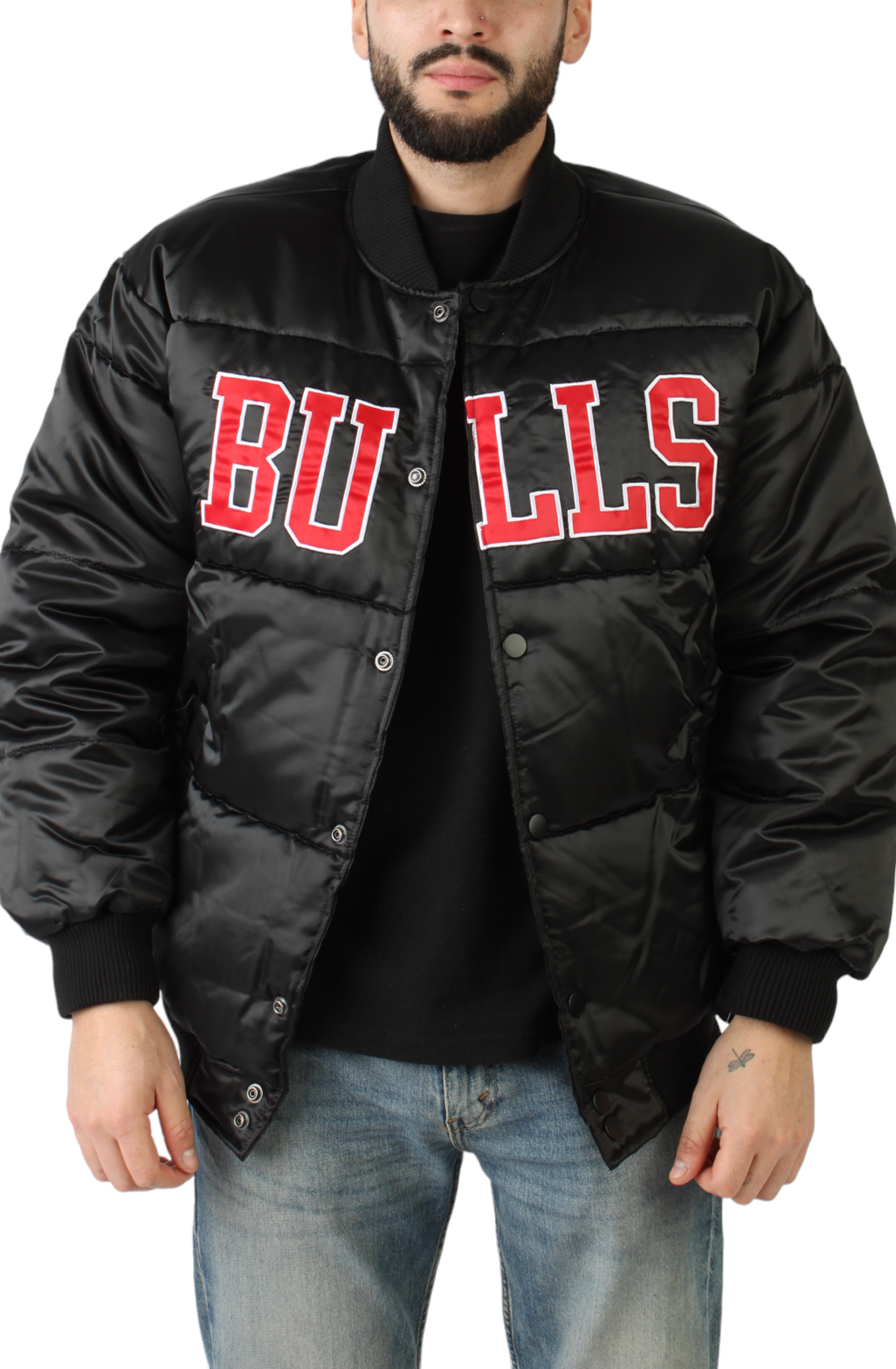 Chicago Bulls Puffer Jacket Black