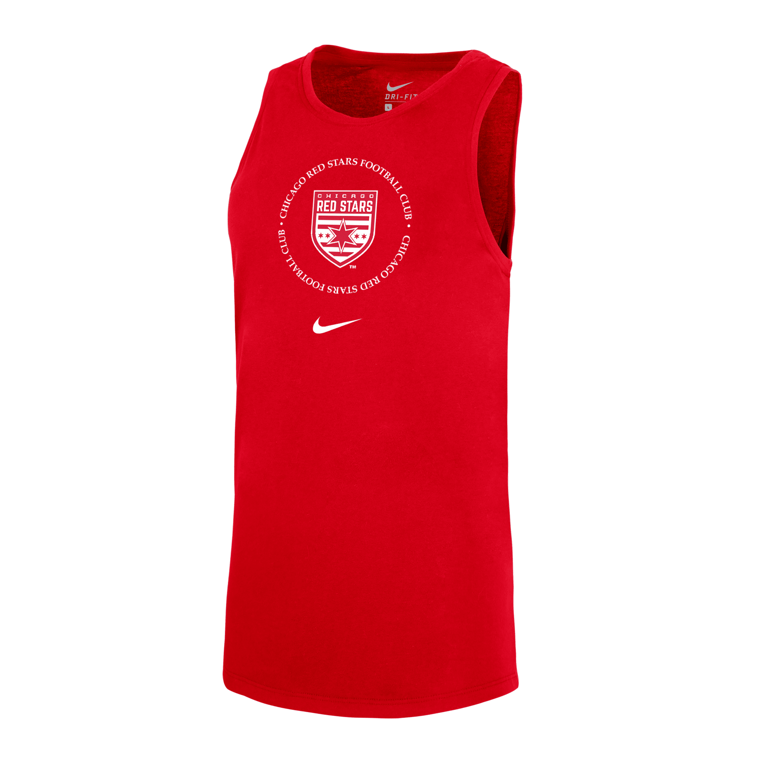 Chicago Red Stars Nike Women's Dri-FIT Soccer Tank Top in Red | W529606342-CHI