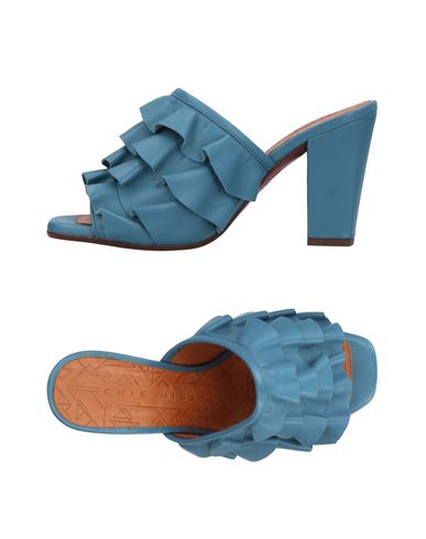 Chie Mihara Aikiki1 Woman Sandals Pastel blue Size 10 Leather