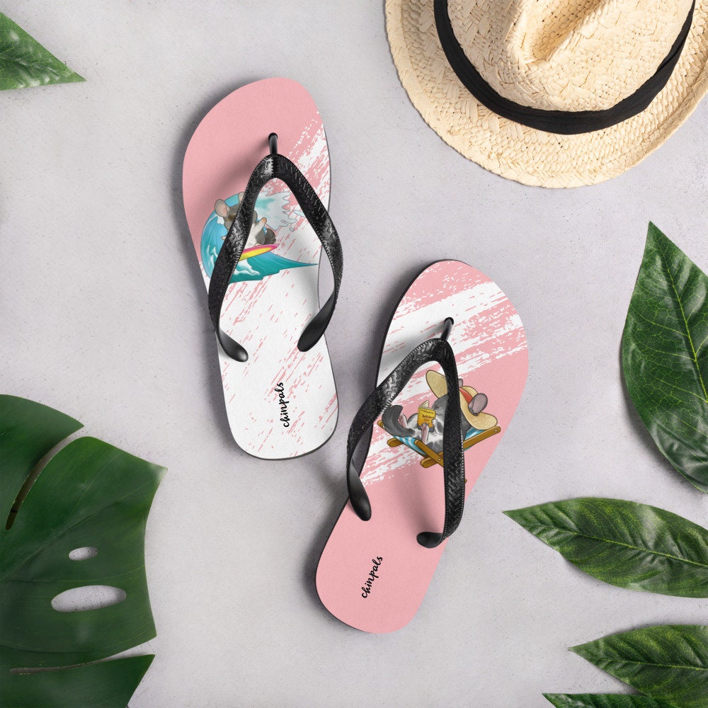 Chinchillin' - Flip-Flops | Pink