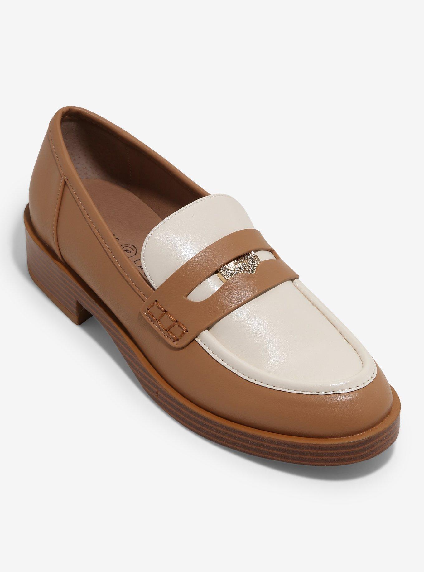 Chinese Laundry Tan & Cream Loafers