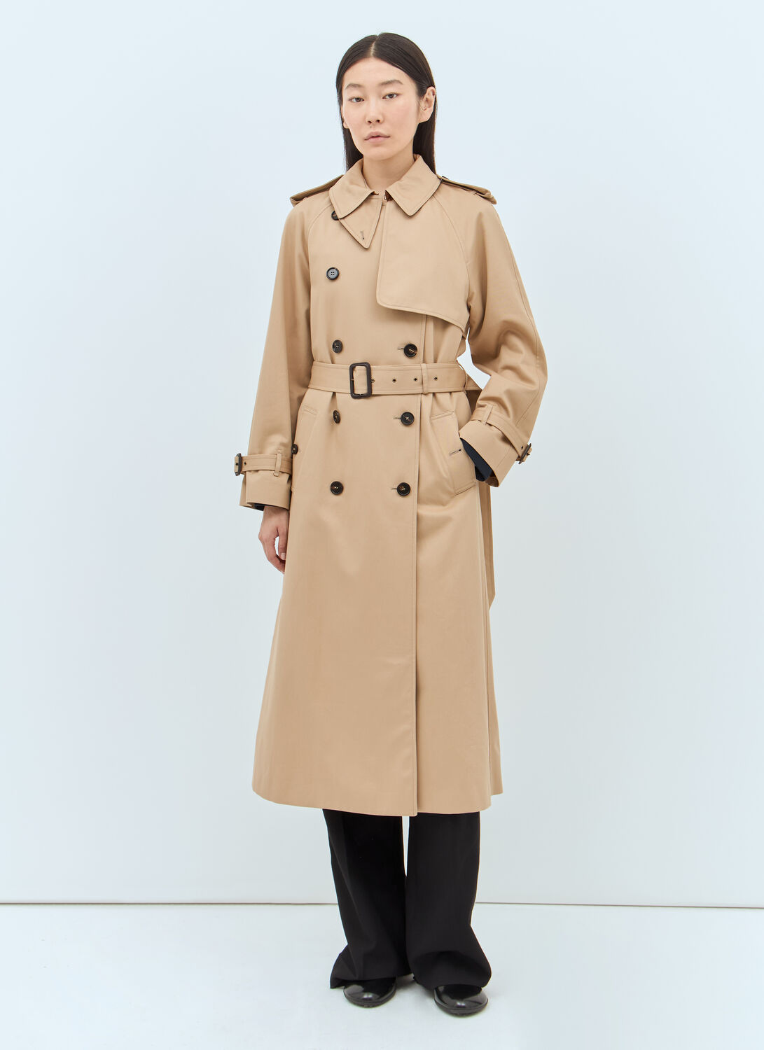 Chlo Classic Trench With Cape - Woman Coats Beige Fr - 36