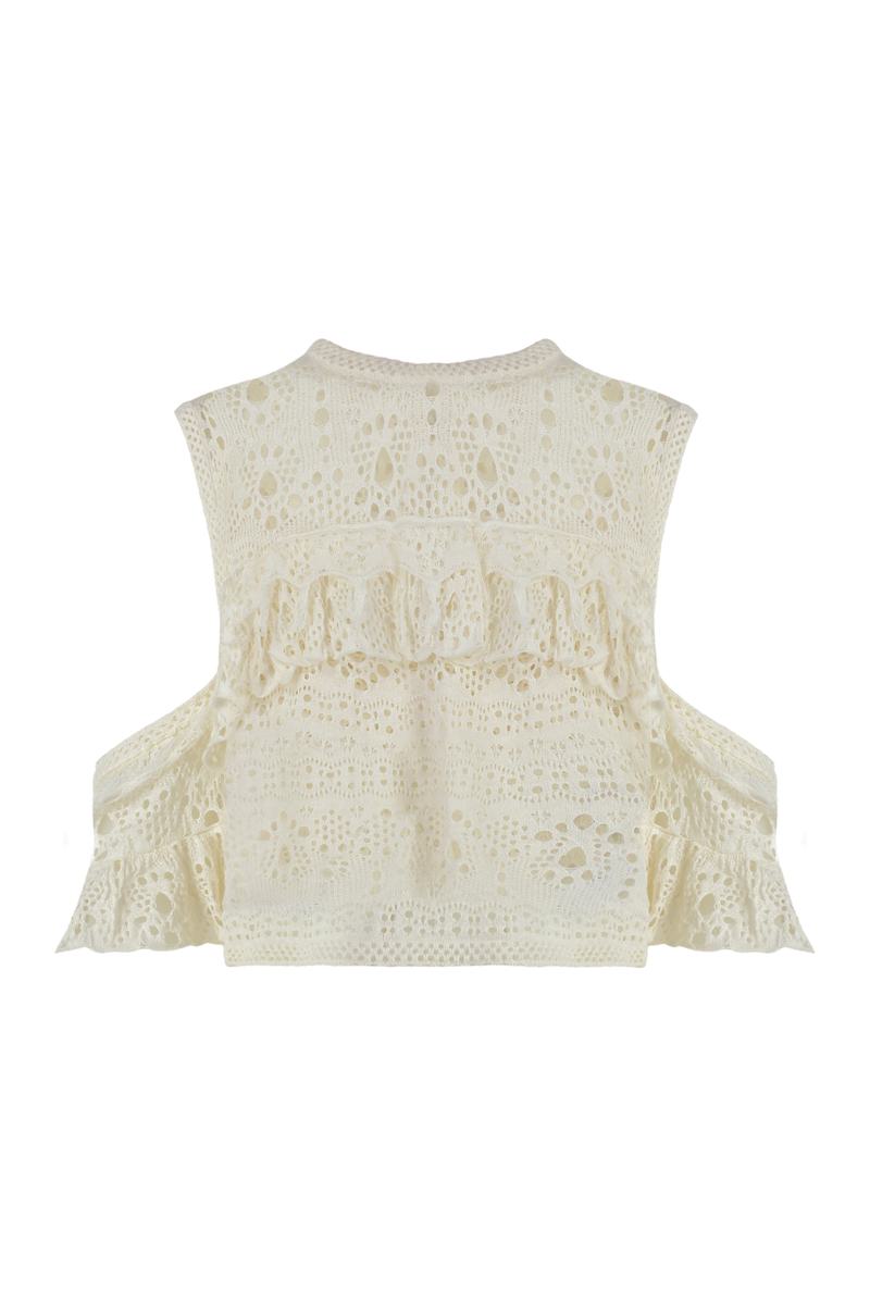 Chloé Crochet Knit Top