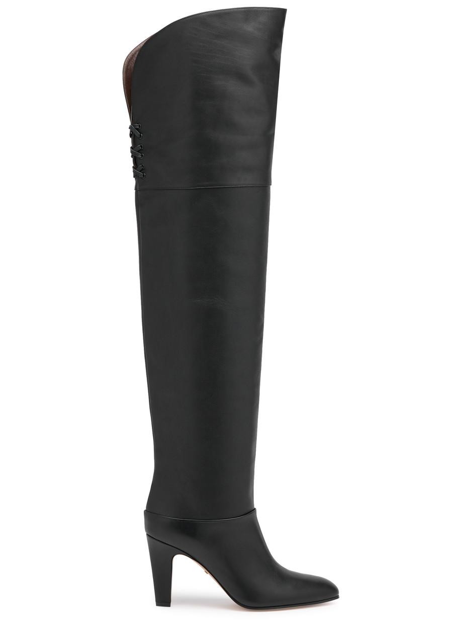 Chloe Eve 90 Over-the-knee Leather Boots - Black - 40 (IT40 / UK7)