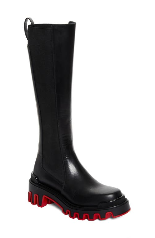 Christian Louboutin Marchacroche Dune Platform Boot in Black at Nordstrom, Size 6Us