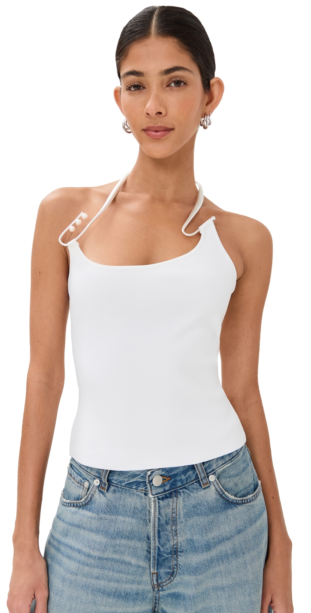 Christopher Esber Levitate Knit Top White L