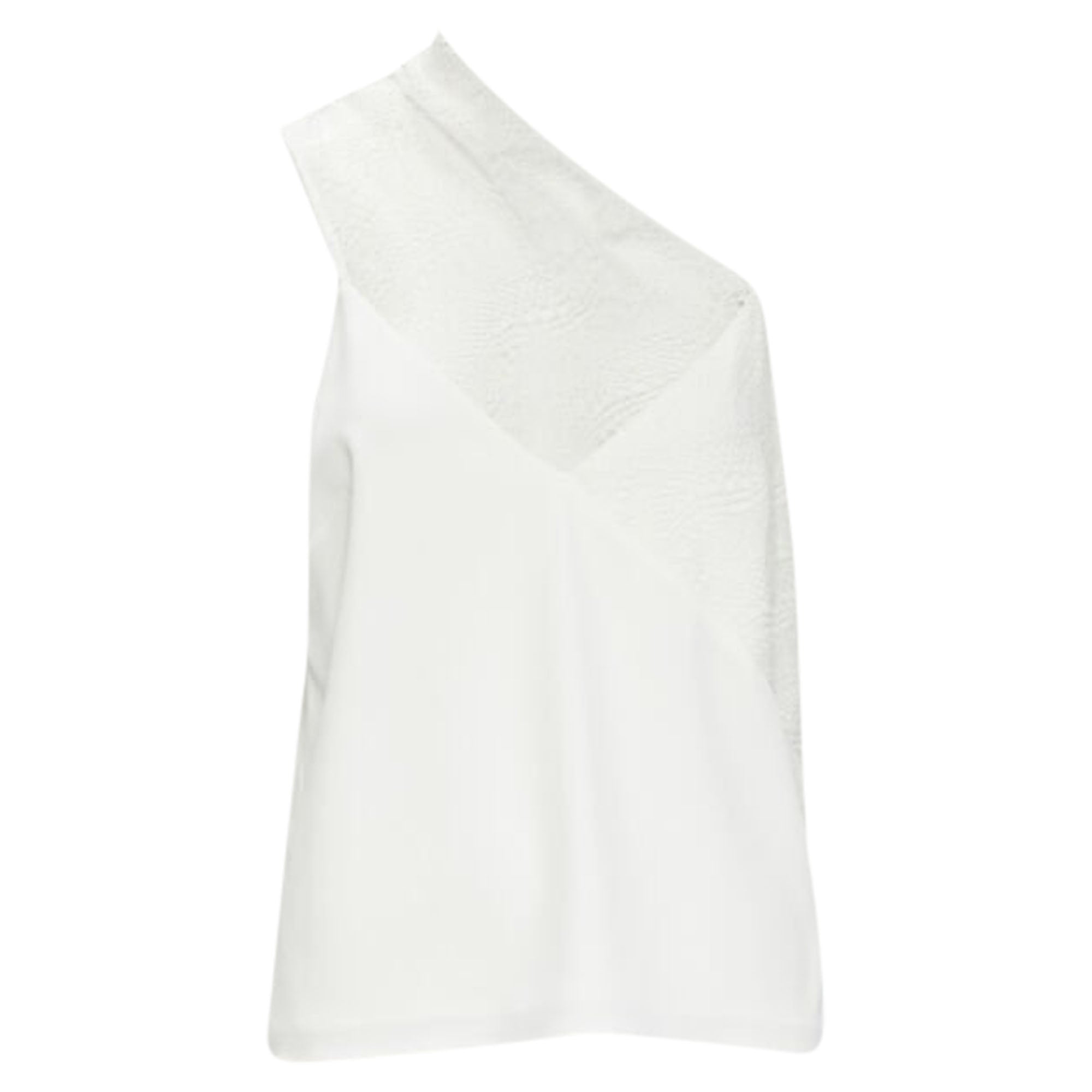 Christopher Esber asymmetric lace trim camisole slip top