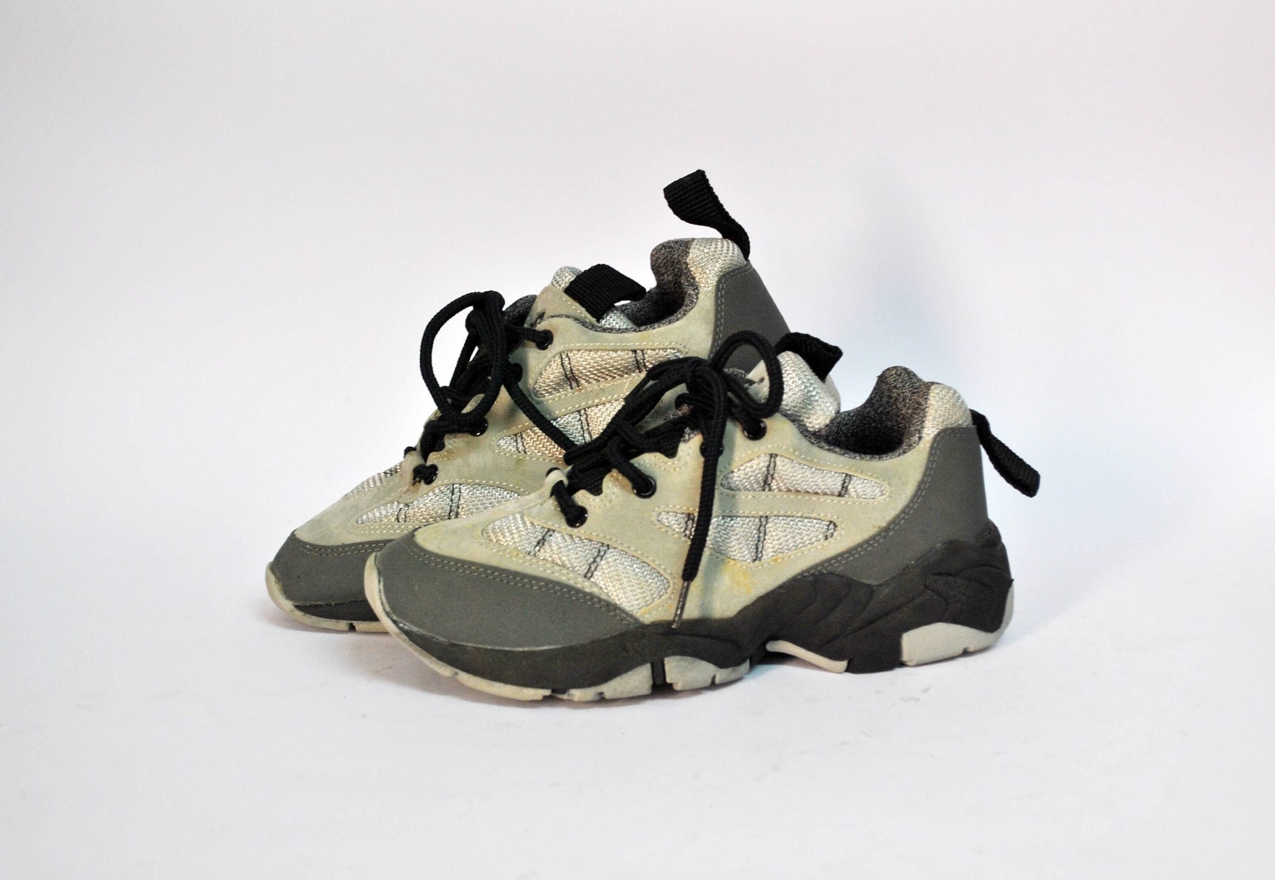 Chunky Sneakers Walking Hiking Vintage Shoes Y2K Street Platforms Size Eu 37 Uk 4 Us 6 Gray Womens Low Tops Casual Sport Sole