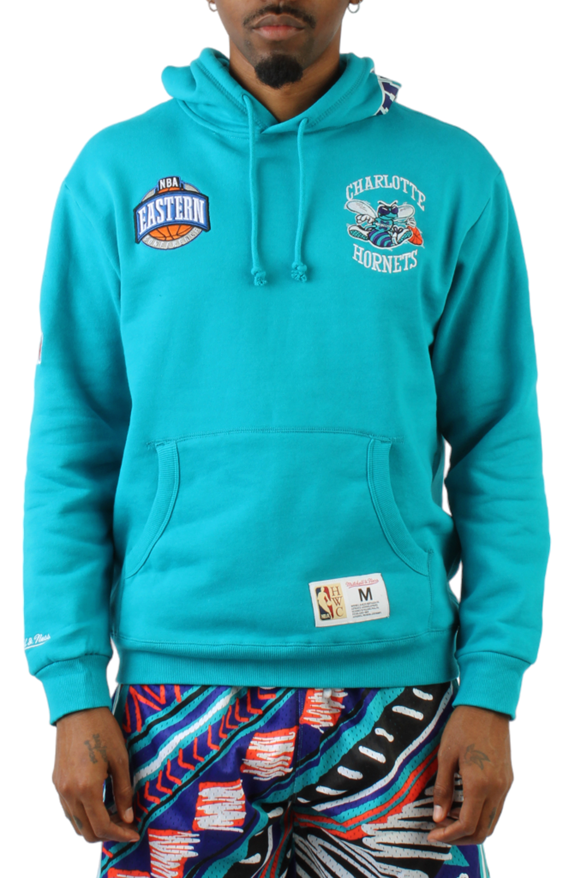 City Collection Fleece Hoody Charlotte Hornets Hornets Blue