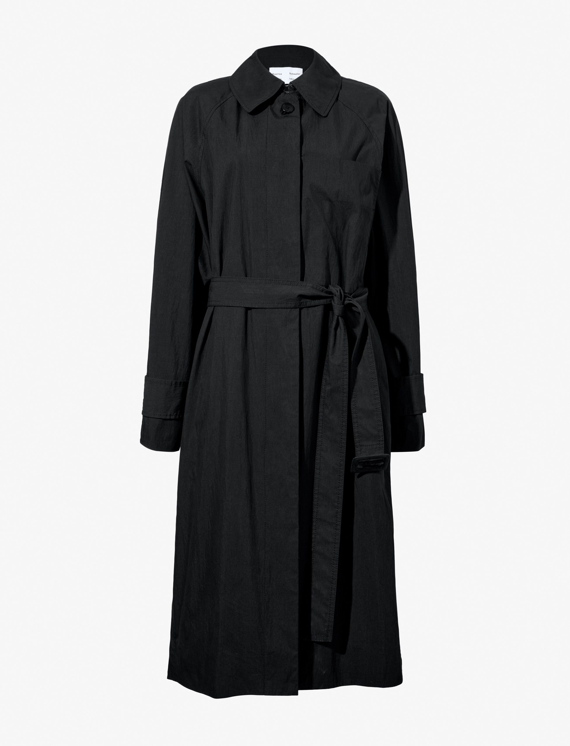 Clark Trench Coat in Cotton Nylon