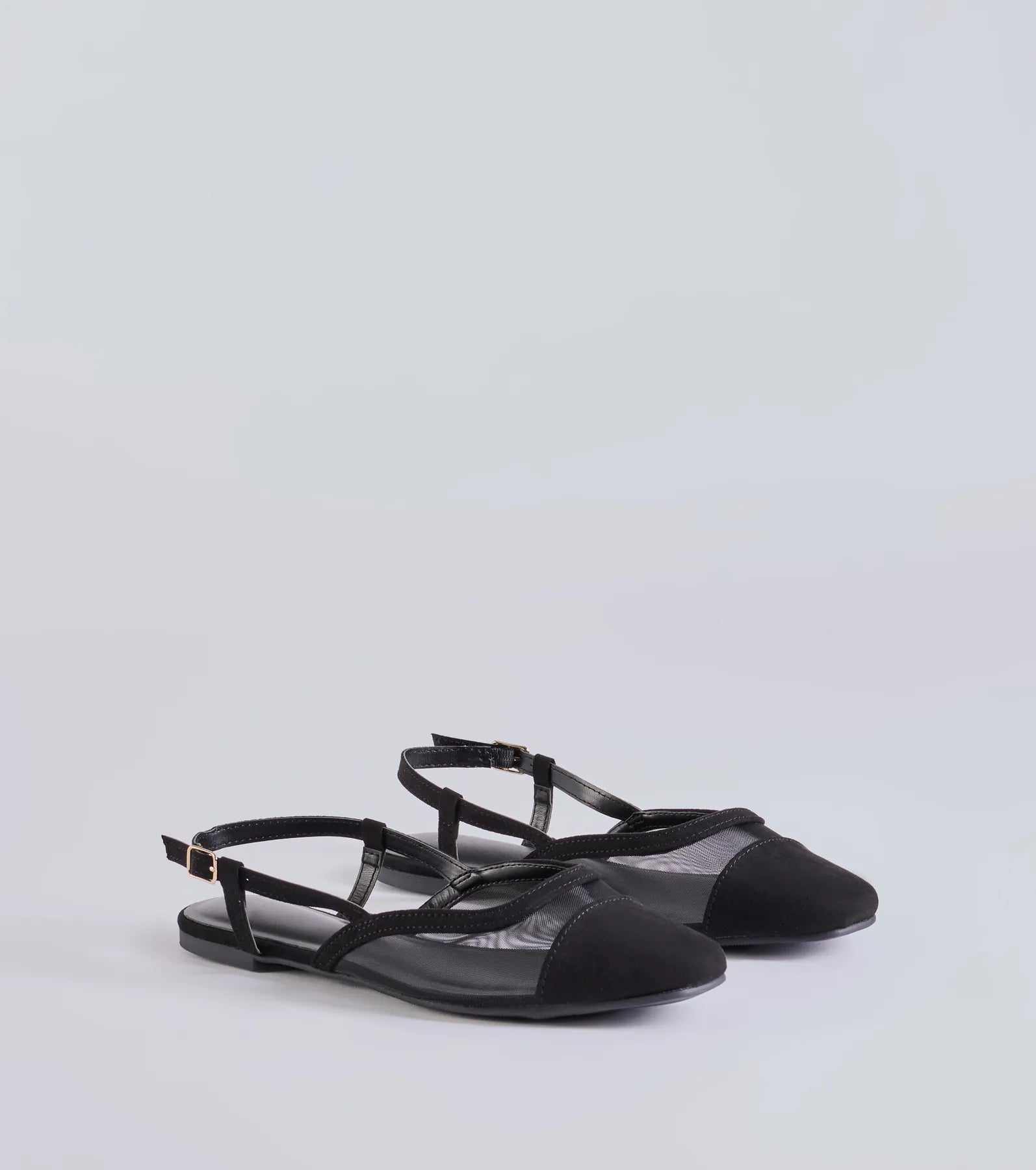 Classically Chic Slingback Colorblock Ballet Flats