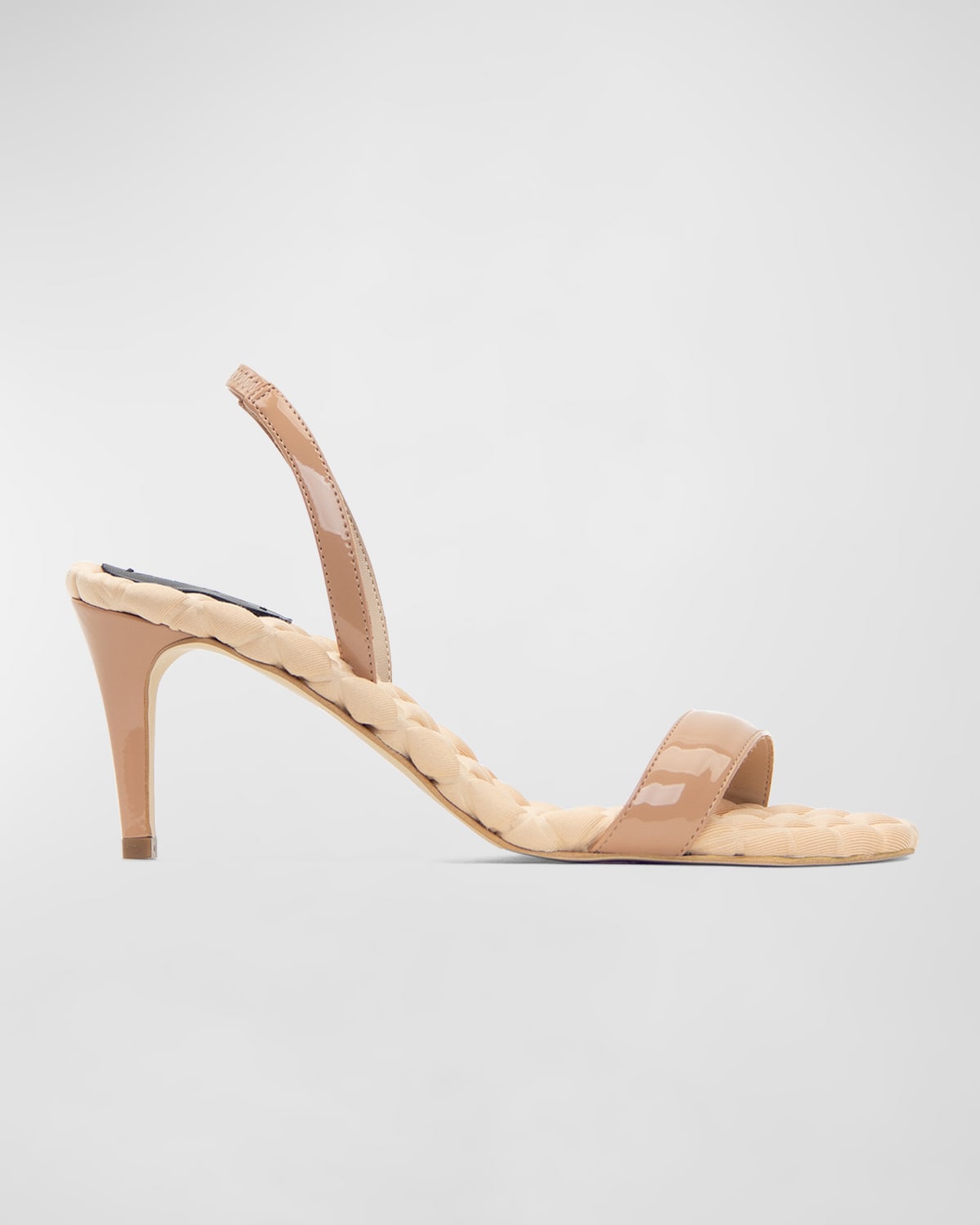 Claudia Vegan Patent Slingback Sandals