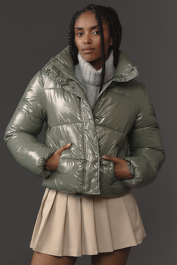 Coco Crop Puffer Coat Jacket