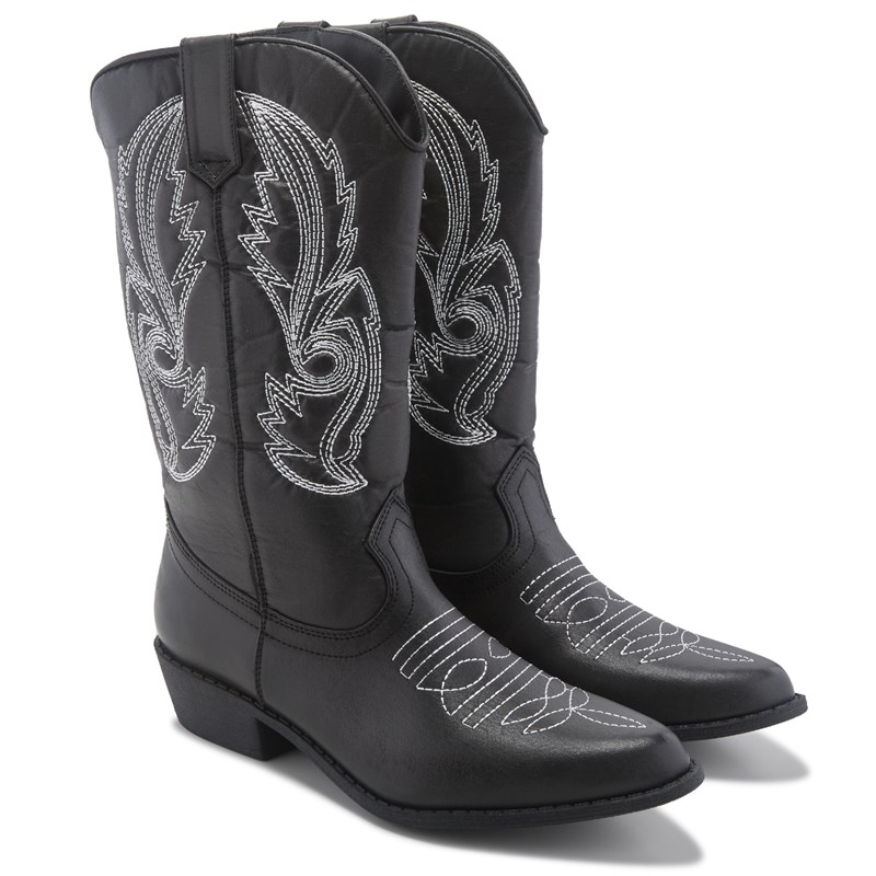 Coconuts Women's Gaucho Cowboy Boots (Black) - Size 6.0 M