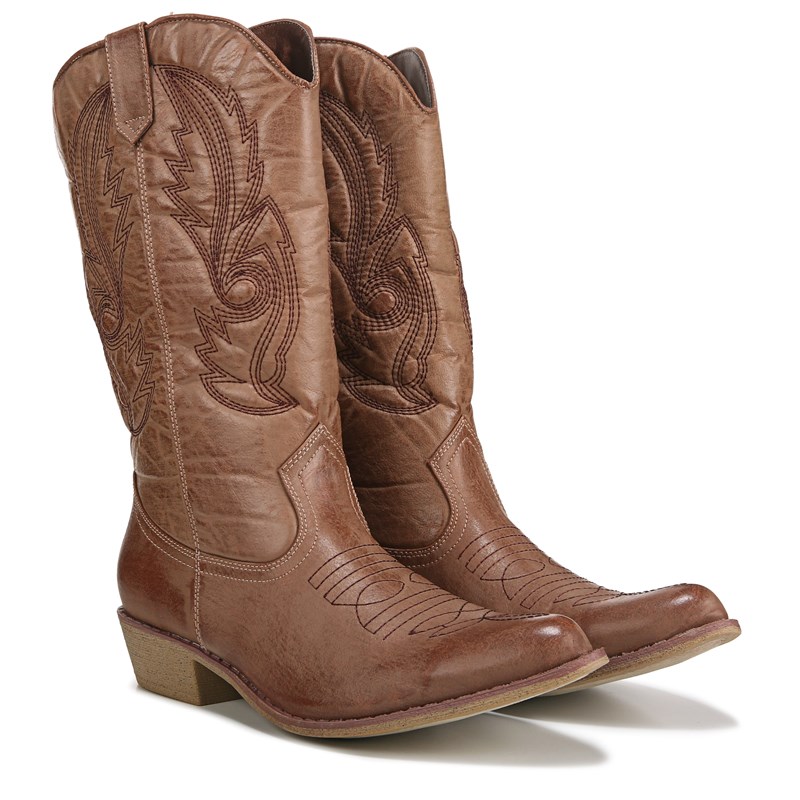 Coconuts Women's Gaucho Cowboy Boots (Tan) - Size 10.0 M