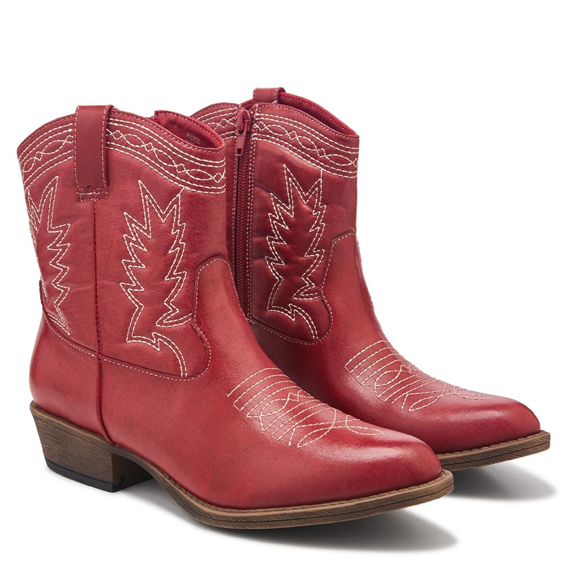 Coconuts Women's Pistol Cowboy Boots (Red) - Size 10.0 M