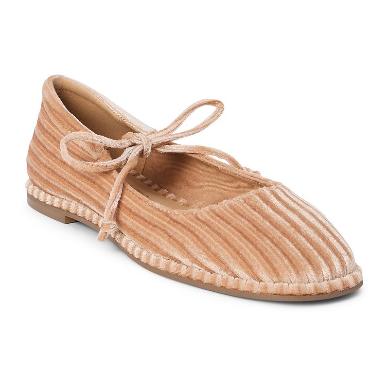 Coconuts by Matisse Gerry Women's Ballet Flats, Size: 9, Dusty Pink Velvet