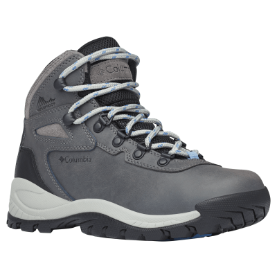 Columbia Newton Ridge Plus Waterproof Hiking Boots for Ladies - Quarry/Cool Wave - 6.5M