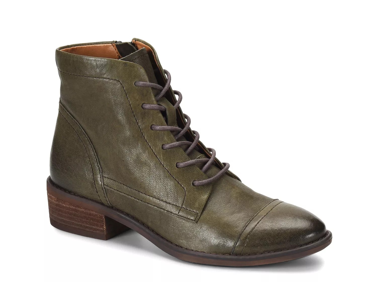 Comfortiva Cordia Combat Boot | Women's | Dark Olive Green | Size 6 | Boots