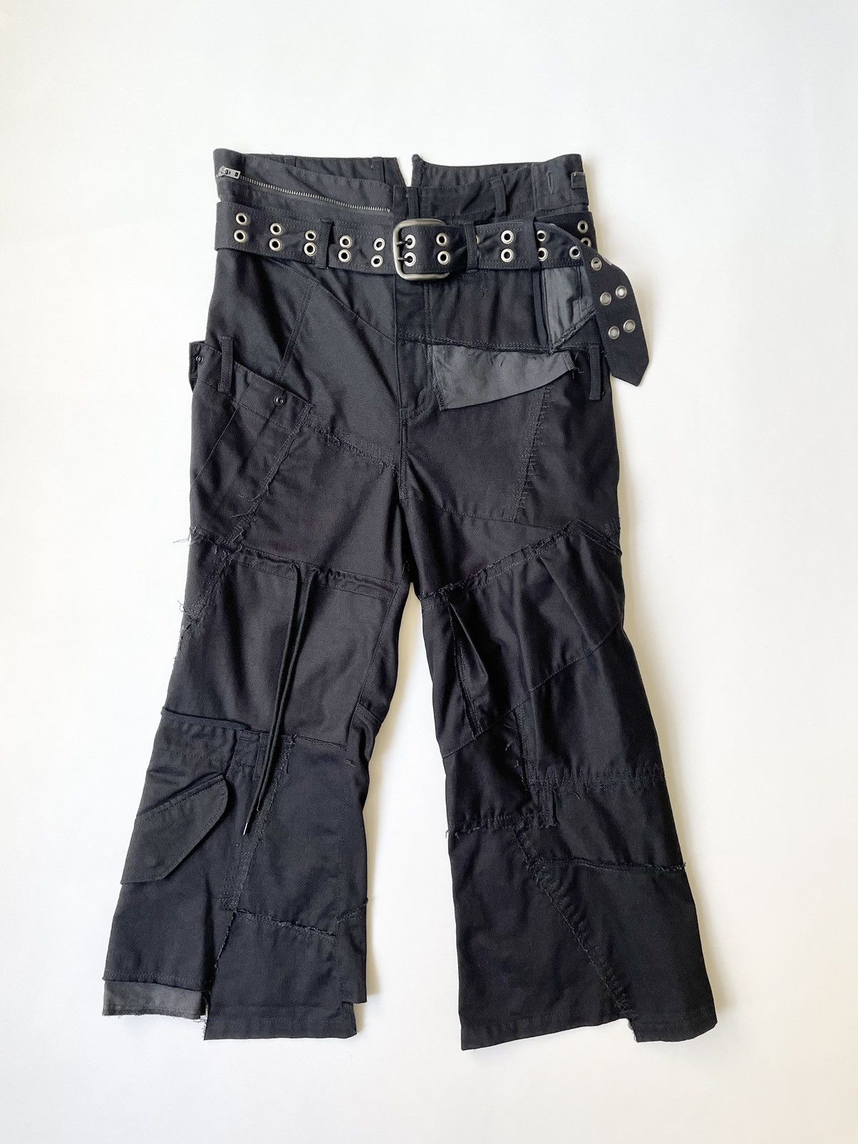 Comme Des Garcons x Junya Watanabe A/w 06 Reworked Cargo Trousers in Black, Women's (Size 32)