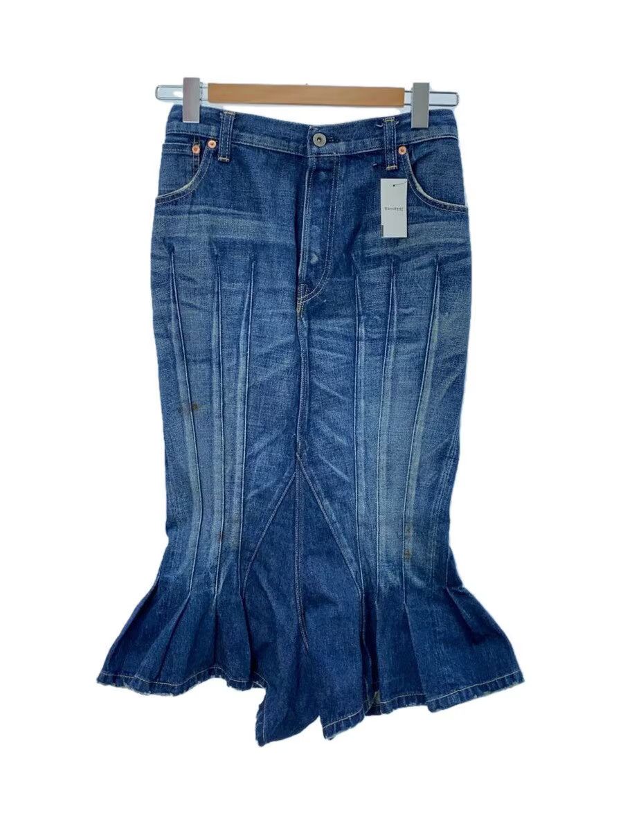 Comme Des Garcons x Junya Watanabe Denim Mermaid Skirt in Indigo, Women's (Size 28)