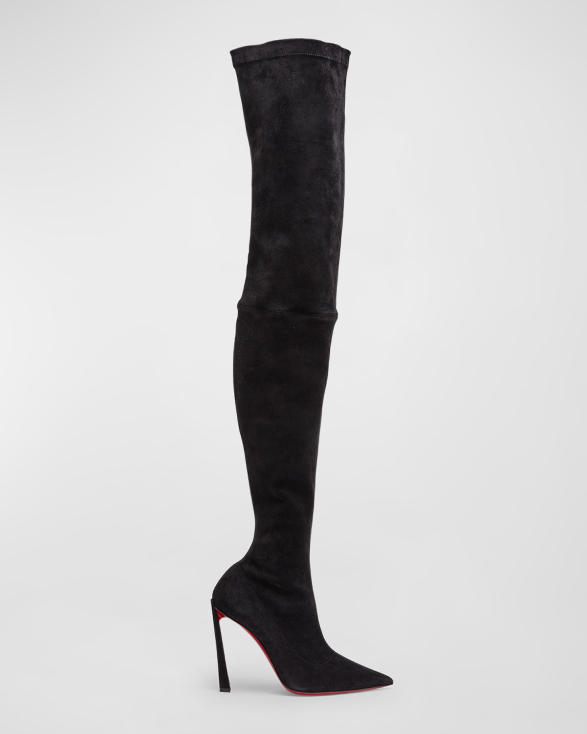 Condora Botta Alta Red Sole Suede Knee-Length Boots