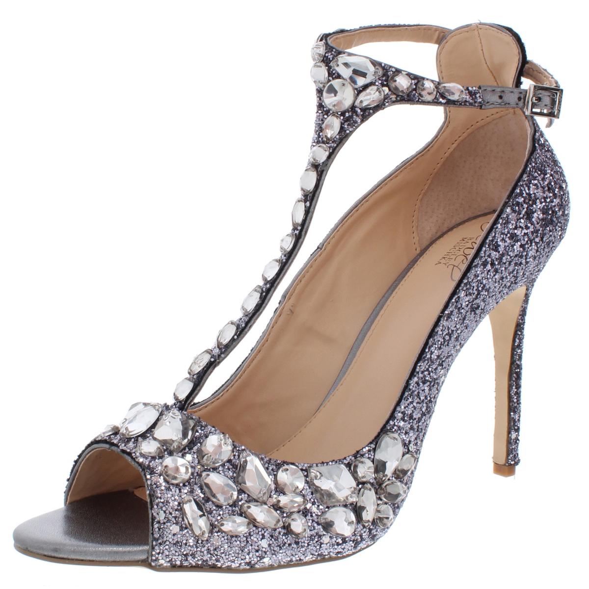 Conroy Womens Glitter Stilettos Dress Sandals