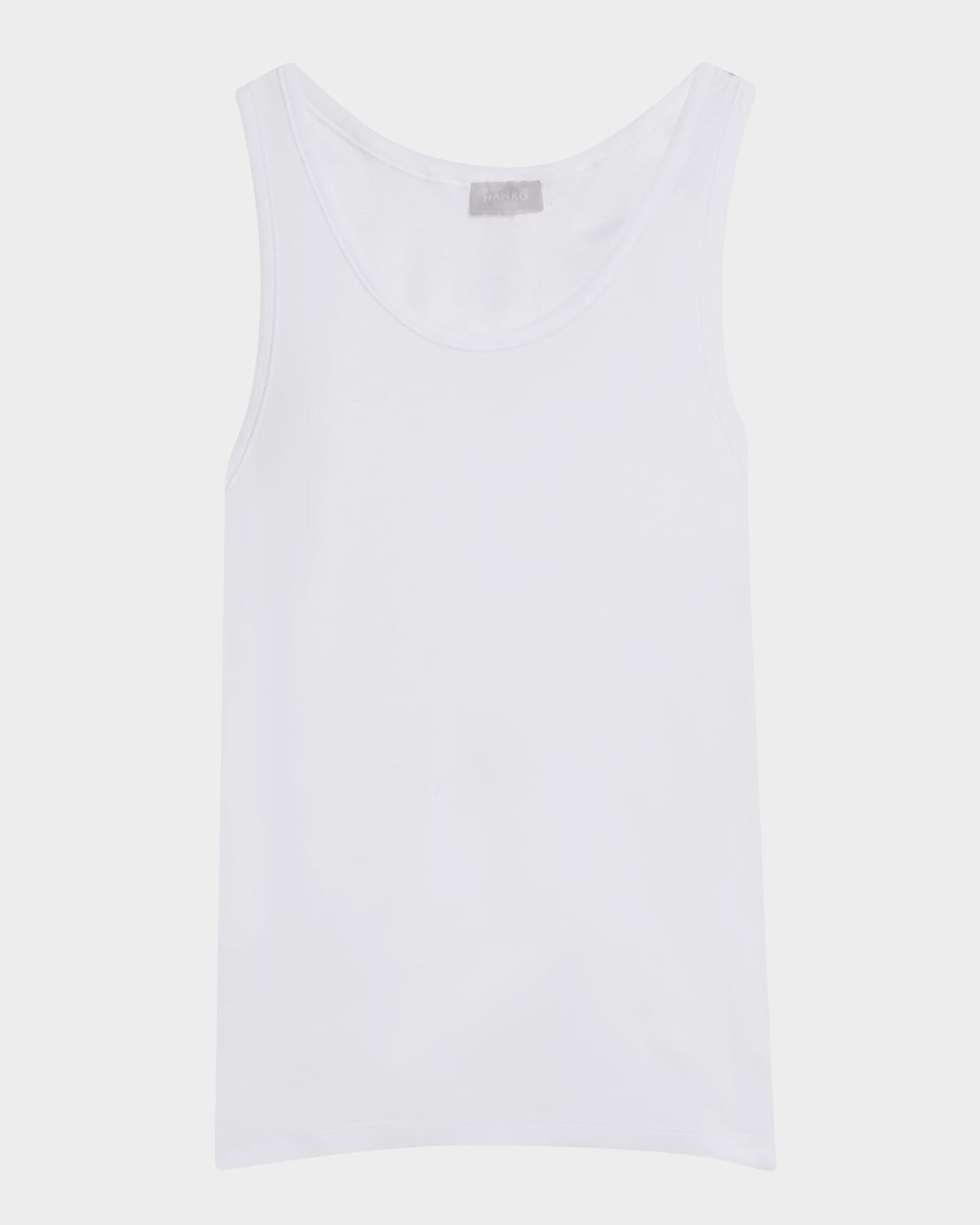 Cotton Pure Tank Top, White