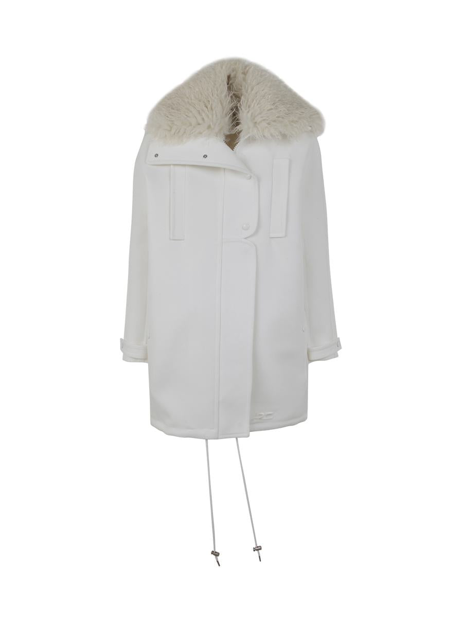 Courrèges Tech Twill Parka Coat Clothing