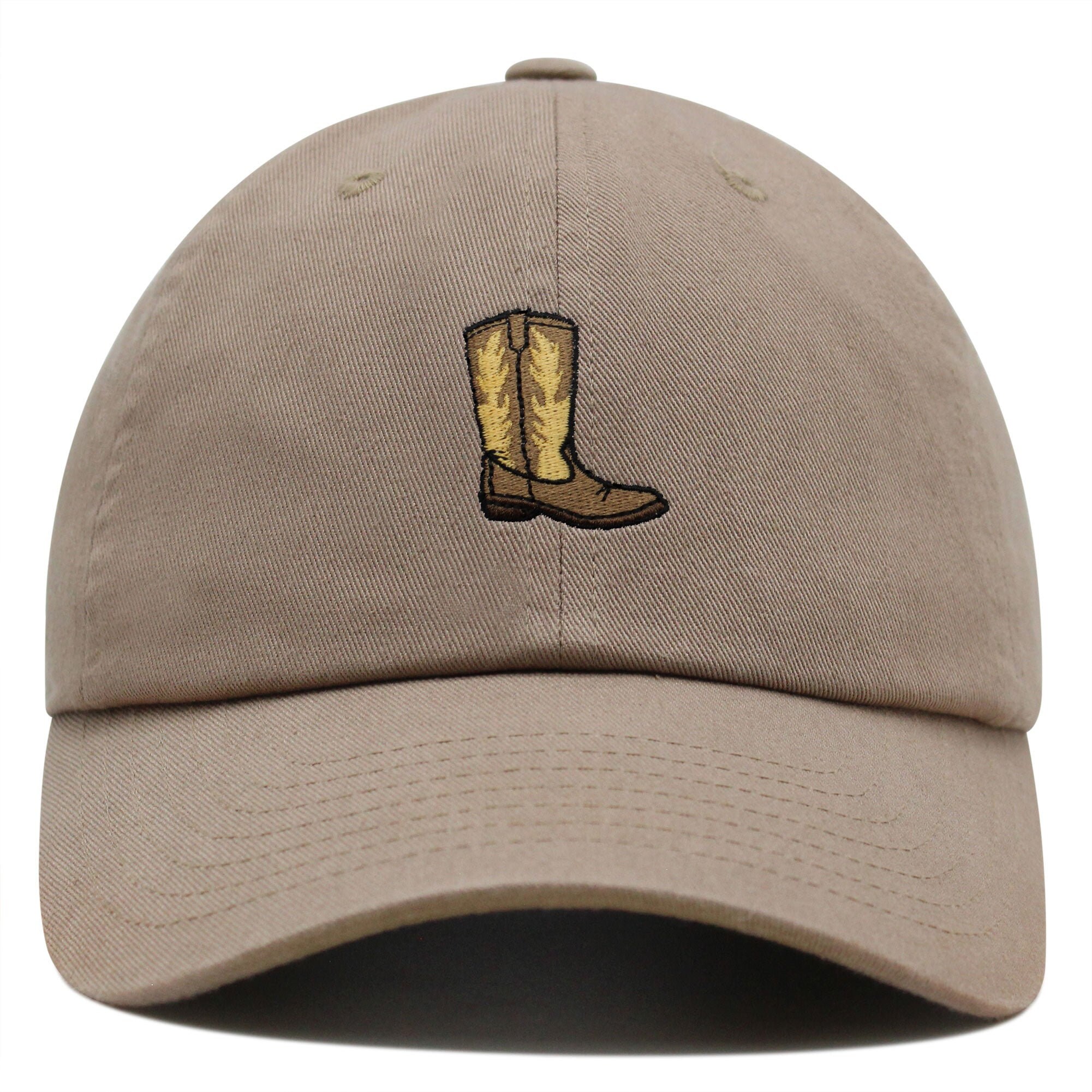 Cowboy Boot Premium Dad Hat Embroidered Baseball Cap Boots