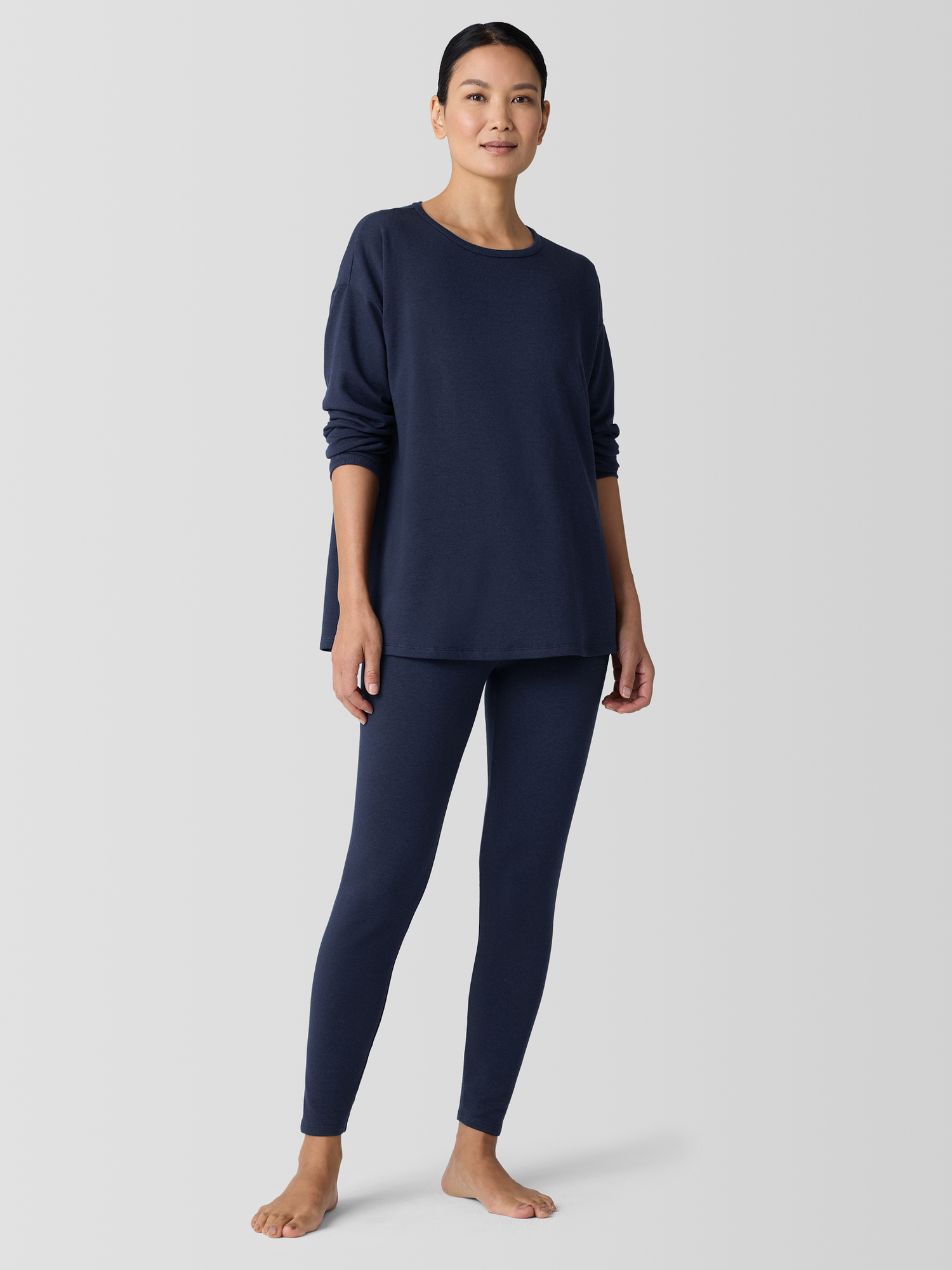 Cozy Brushed Terry Hug High-Waisted Leggings