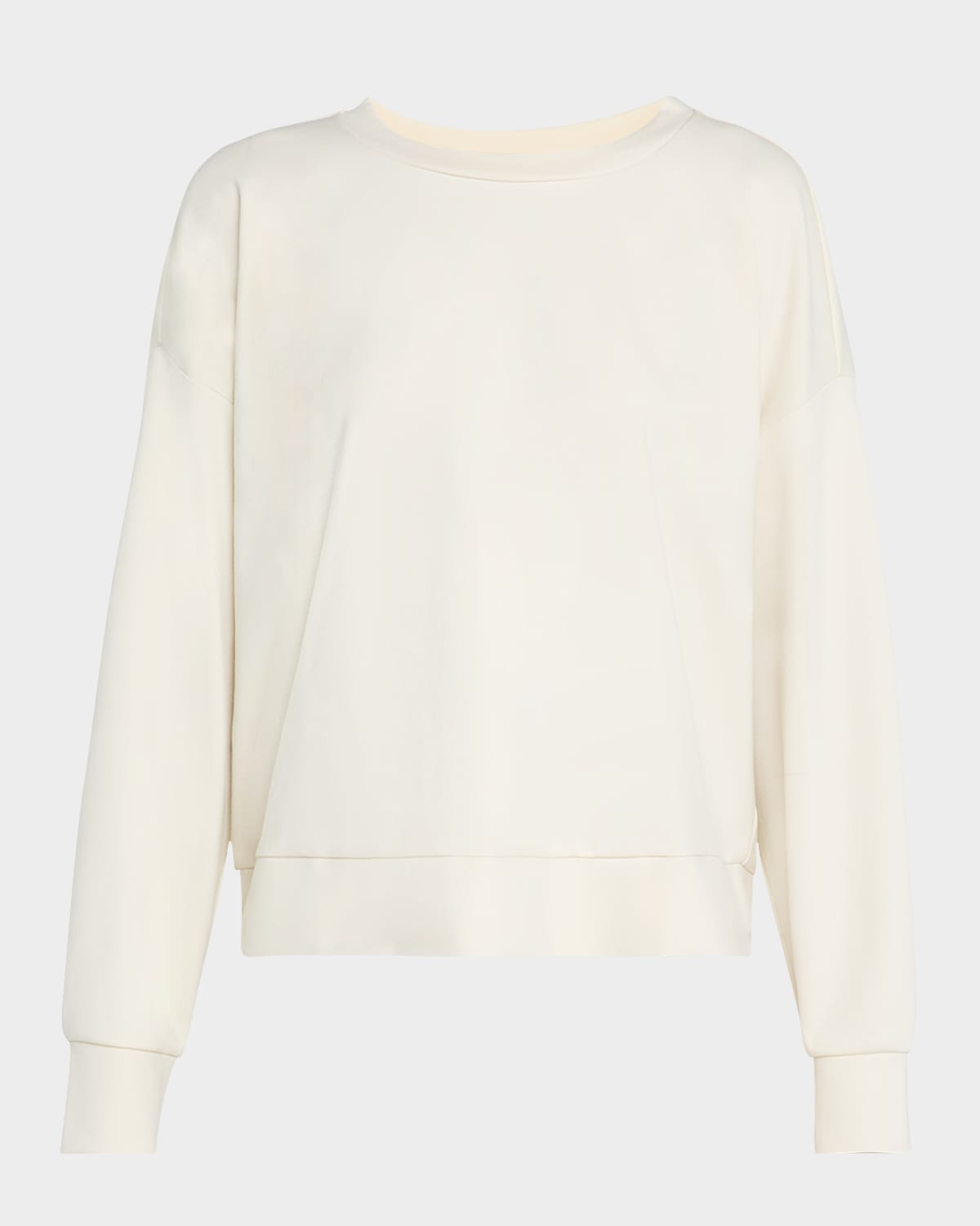 Crewneck Lightweight Ponte Sweatshirt