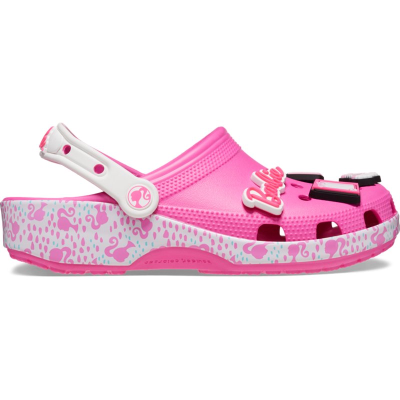 Crocs Adults' Classic Barbie Clogs Electric Pink, 13 / 15 - Crocs And Rubber Boots at Academy Sports